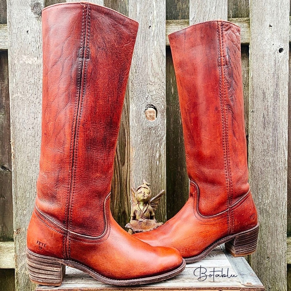 FRYE Vintage Calvary Tall Knee High Riding Boots, Size 9.5 FITS LIKE 8.5!!